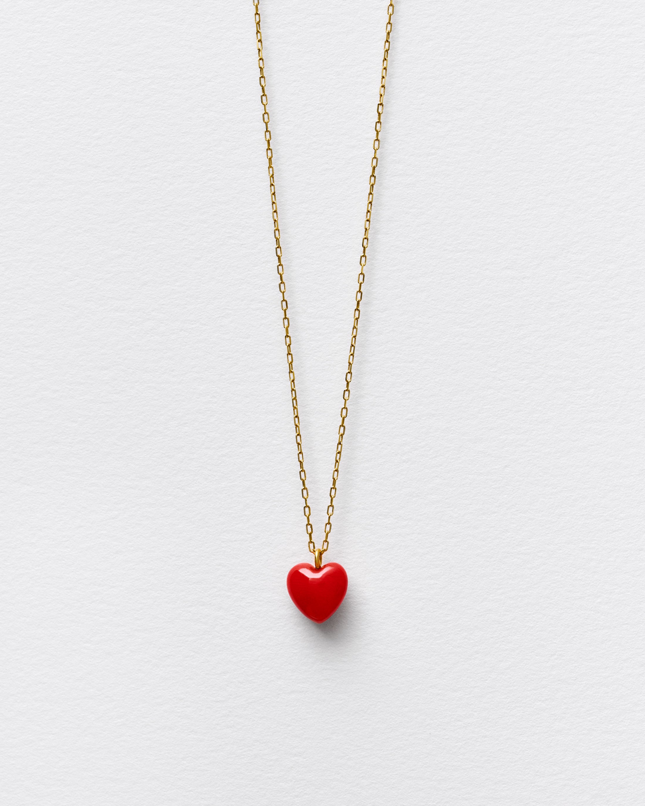 RED HEART NECKLACE-BIG – Jo Riis Hansen