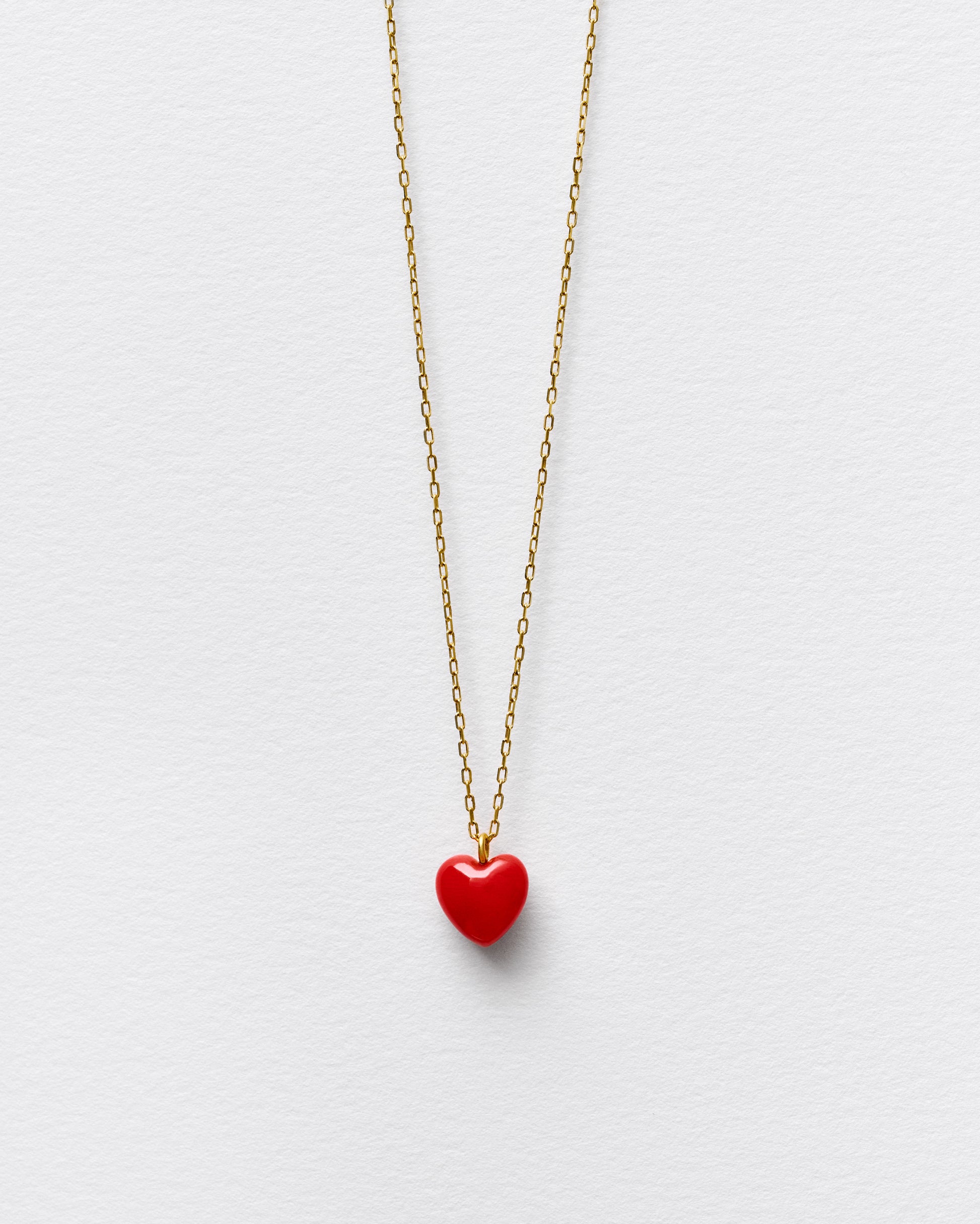 RED HEART NECKLACE-BIG