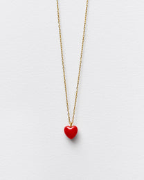 RED HEART NECKLACE-BIG