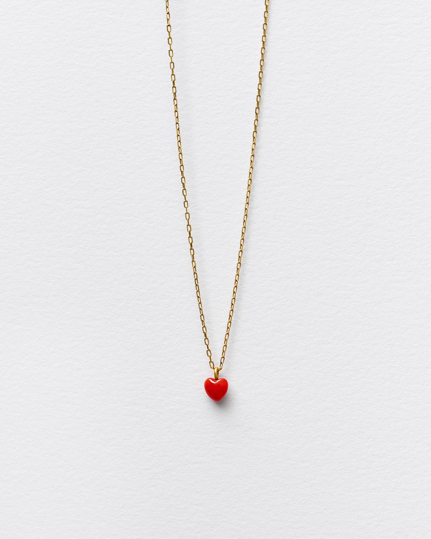 RED HEART NECKLACE-TINY