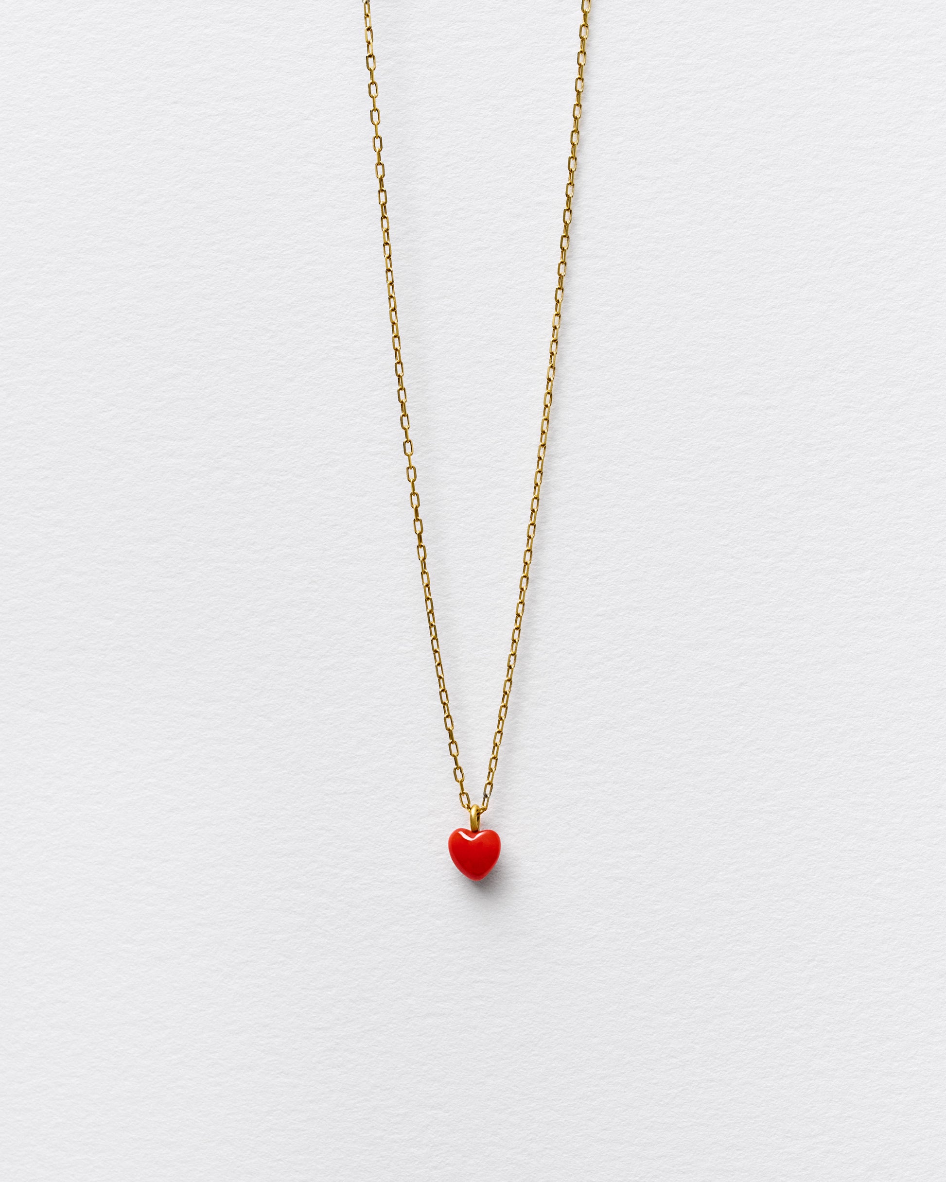 RED HEART NECKLACE-TINY