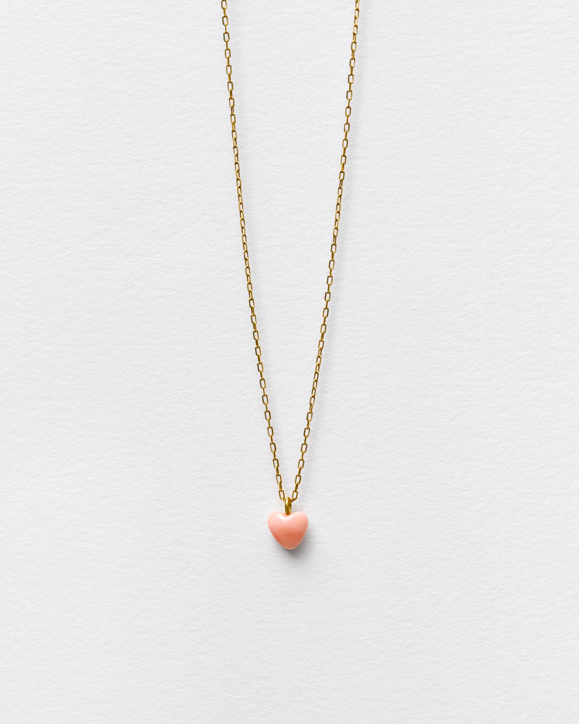 PINK HEART NECKLACE-MINI