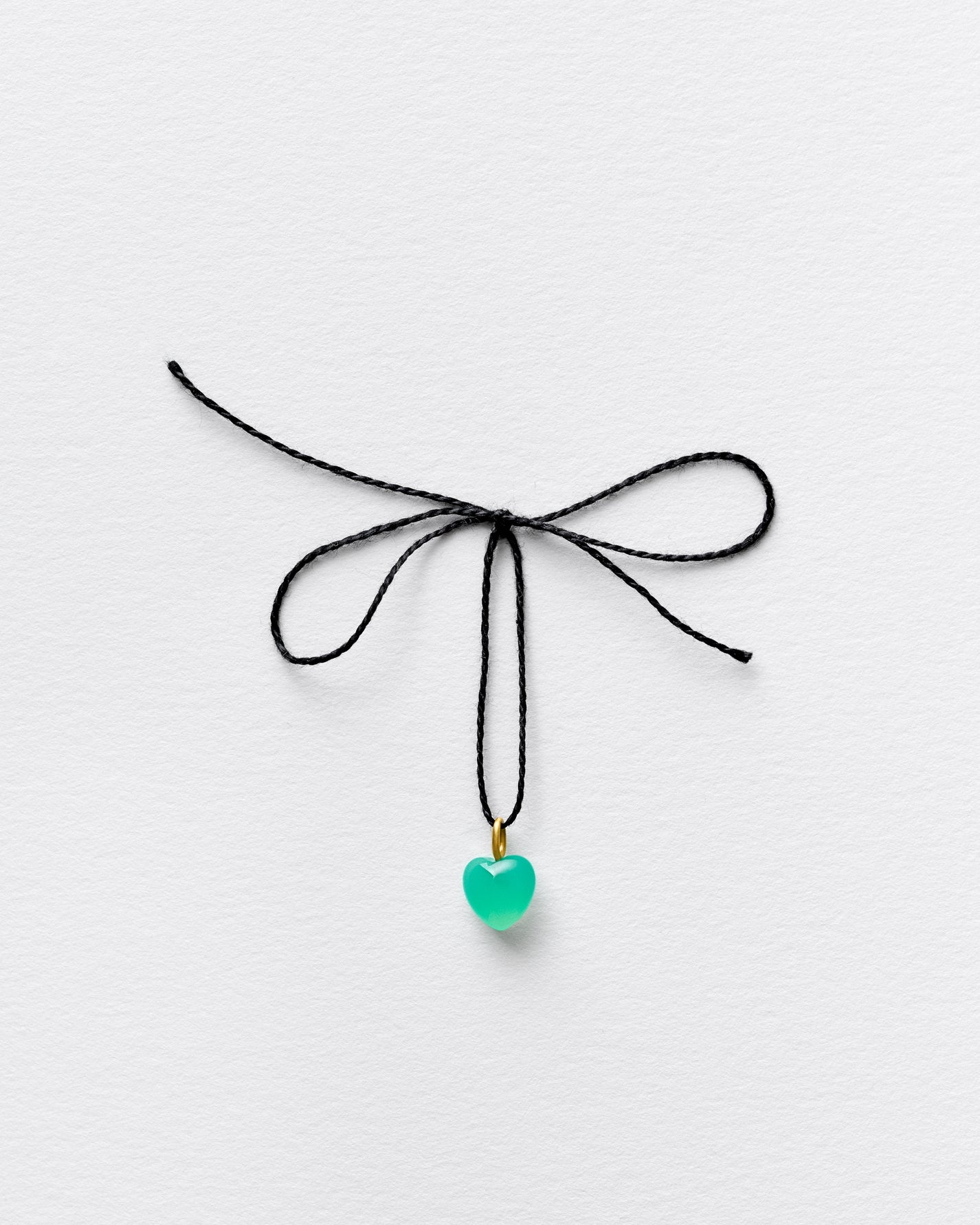 GREEN HEART PENDANT-MIDI