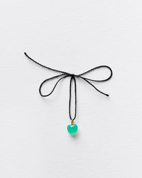 GREEN HEART PENDANT-MIDI