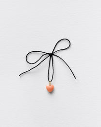 PINK HEART PENDANT-MIDI