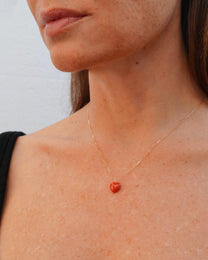 RED HEART NECKLACE-BIG