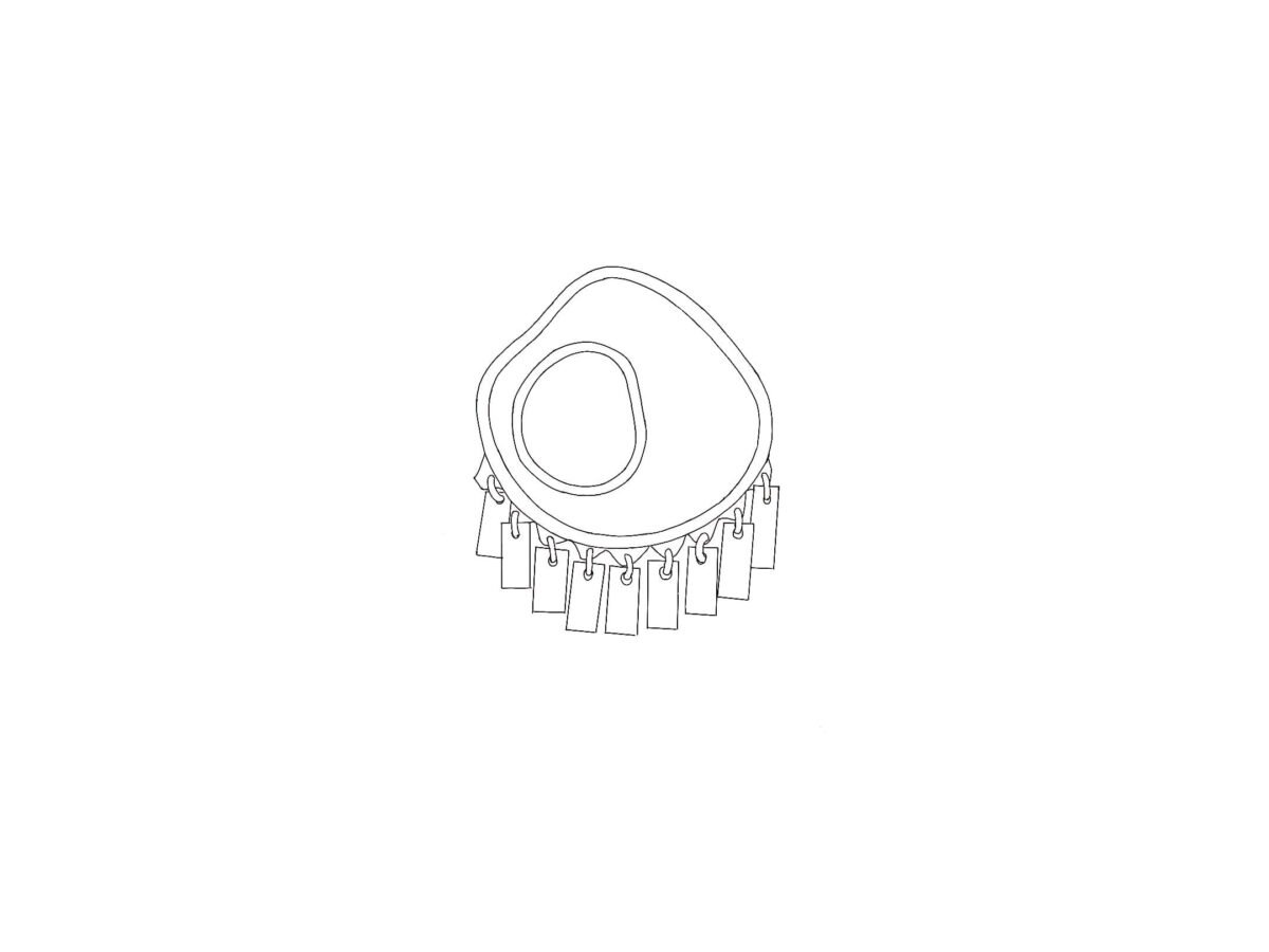 SHORT FRINGE EARRING - Image 3